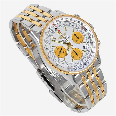 breitling navitimer two tone bracelet|which Breitling Navitimer to buy.